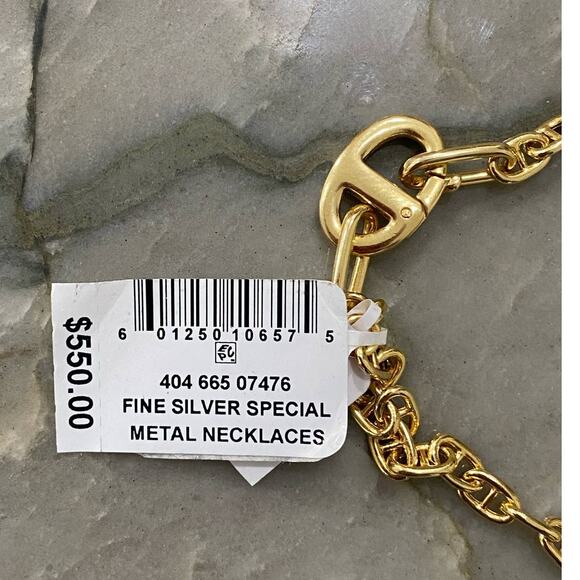 Giani Bernini Mariner Link Chain Necklace Fine Silver Special Metal Necklaces - Picture 5 of 5